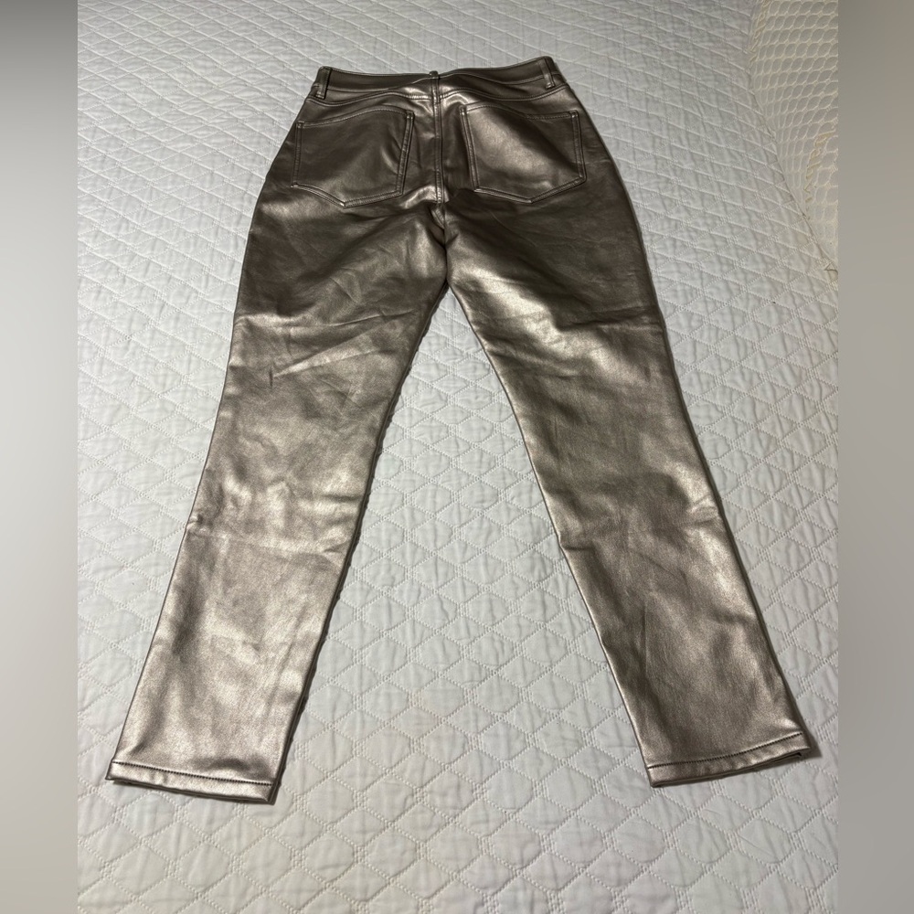 Express Metallic Gold High Rise Skinny Pants NWOT - Picture 12 of 12